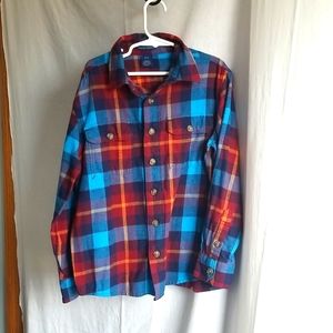 Button down flannel sz 8/10